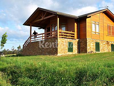 fachada oeste Casa para 2-4 personas en un entorno rural Lugo