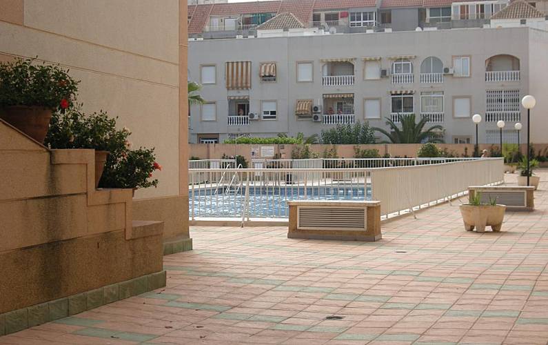 Wohnung Außenansicht des Hauses Alicante Torrevieja Ferienwohnung - Außenansicht des Hauses