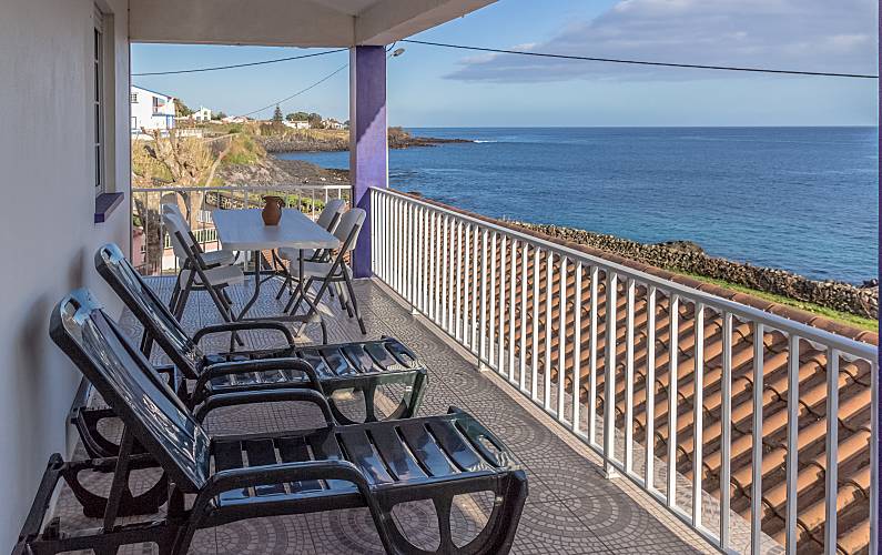 Porto Terraço Ilha Terceira Vila da Praia da Vitória Apartamento - Terraço