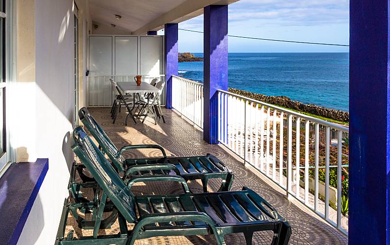 Porto Terraço Ilha Terceira Vila da Praia da Vitória Apartamento - Terraço
