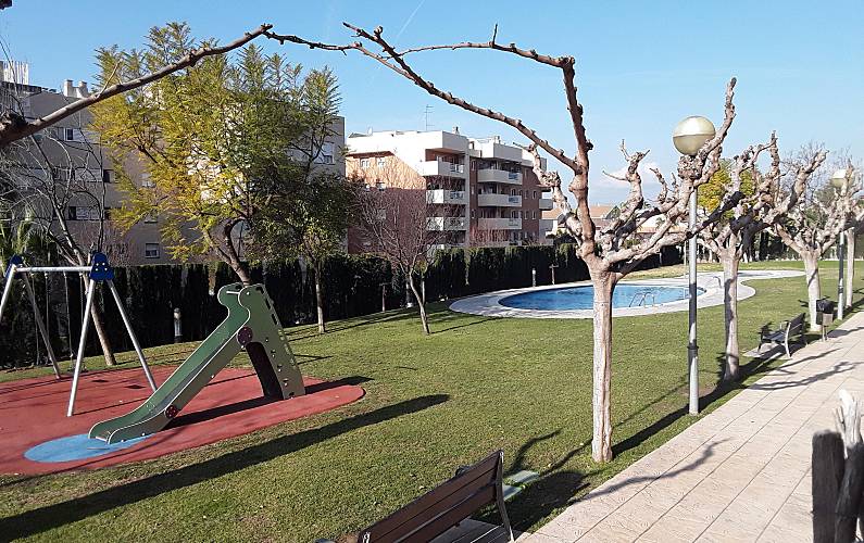 Wohnung Garten Tarragona Salou Ferienwohnung - Garten