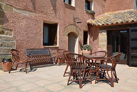 Casa Terrazza Huesca San Miguel del Cinca Casa di campagna - Terrazza