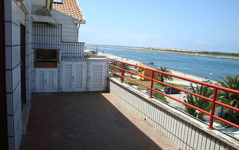 Apartamento com 2 quartos em frente à praia Aveiro - Terraço