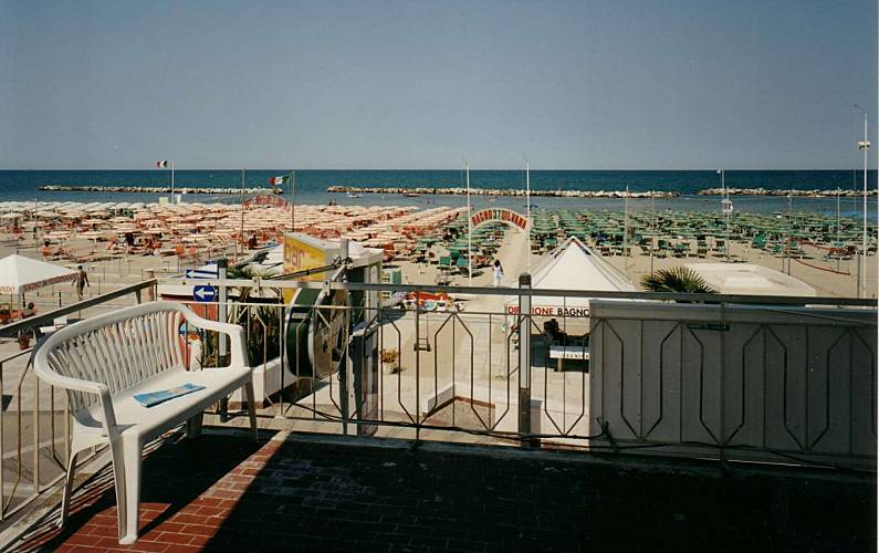 5 Terrasse Rimini Bellaria-Igea Marina Ferienwohnung - Terrasse