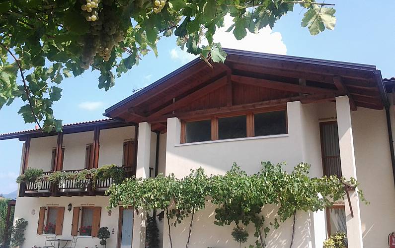 Wohnung Außenansicht des Hauses Trentino Trient Ferienwohnung - Außenansicht des Hauses