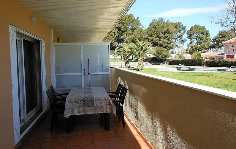 Apartamento para alugar a 500 m da praia Tarragona - Terraço