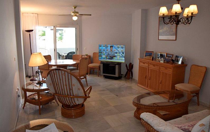 Apartamento para 6-7 pessoas a 200 m da praia Málaga - Sala