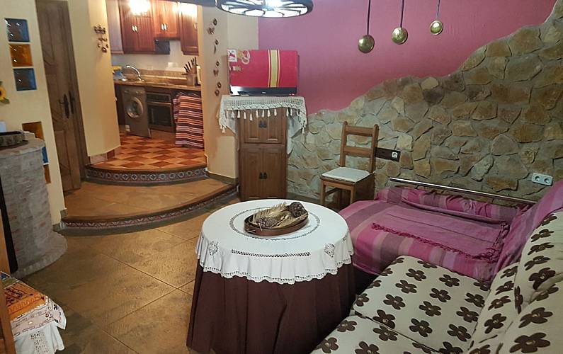 Haus Wohnzimmer Jaén Iznatoraf Ferienhaus auf dem land - Wohnzimmer