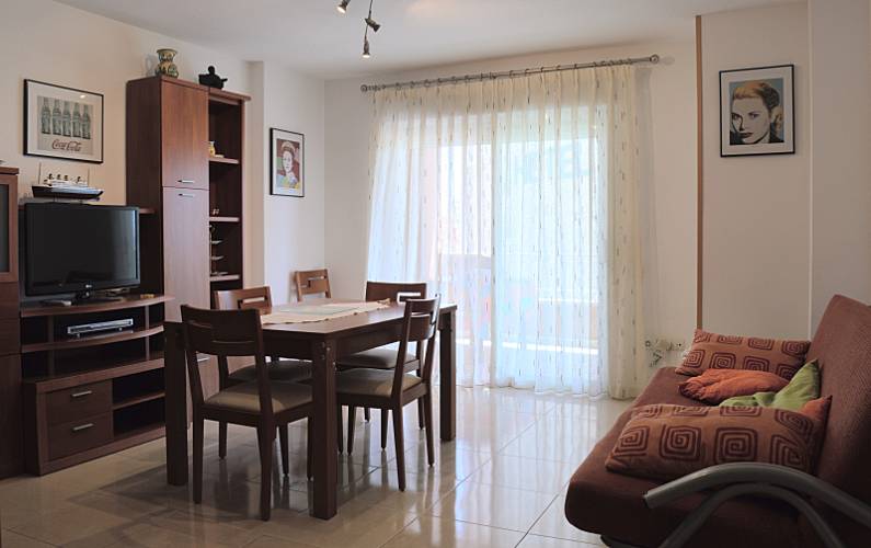 Wohnung Wohnzimmer Castellón Oropesa del Mar/Orpesa Ferienwohnung - Wohnzimmer