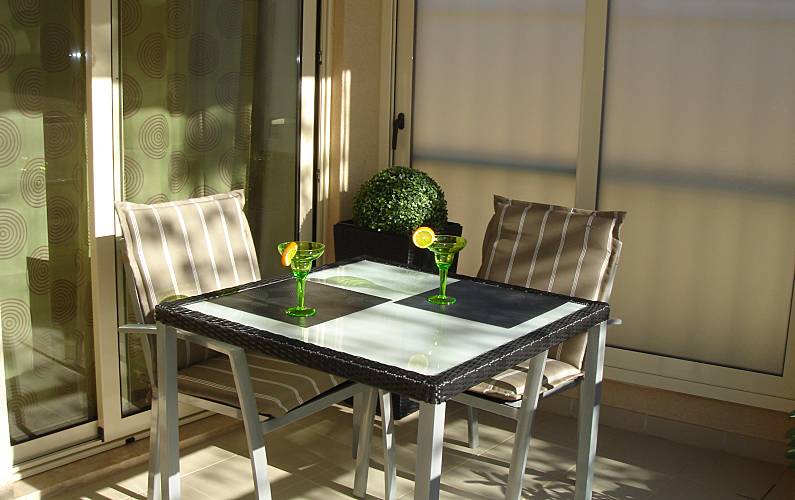 Acolhedor Terraço Algarve-Faro Lagos Apartamento - Terraço