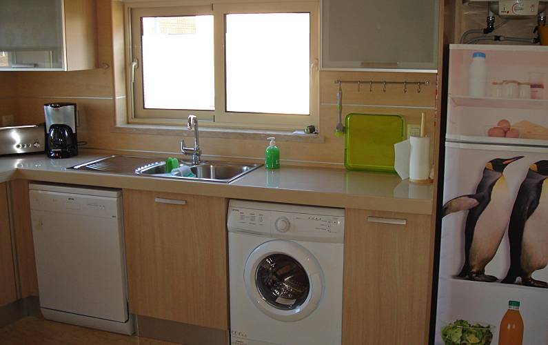Acolhedor Cozinha Algarve-Faro Lagos Apartamento - Cozinha