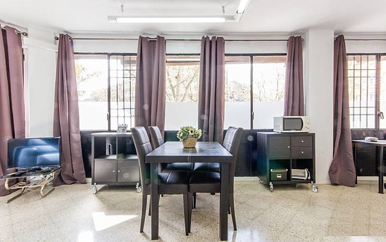 Loft Esszimmer Barcelona Barcelona Ferienwohnung - Esszimmer