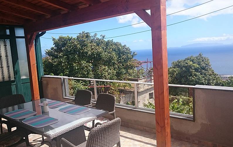 2 Terraço Ilha da Madeira Santa Cruz Villa rural - Terraço