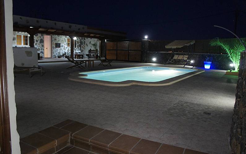 Casa Piscina Forteventura La Oliva Villa rural - Piscina