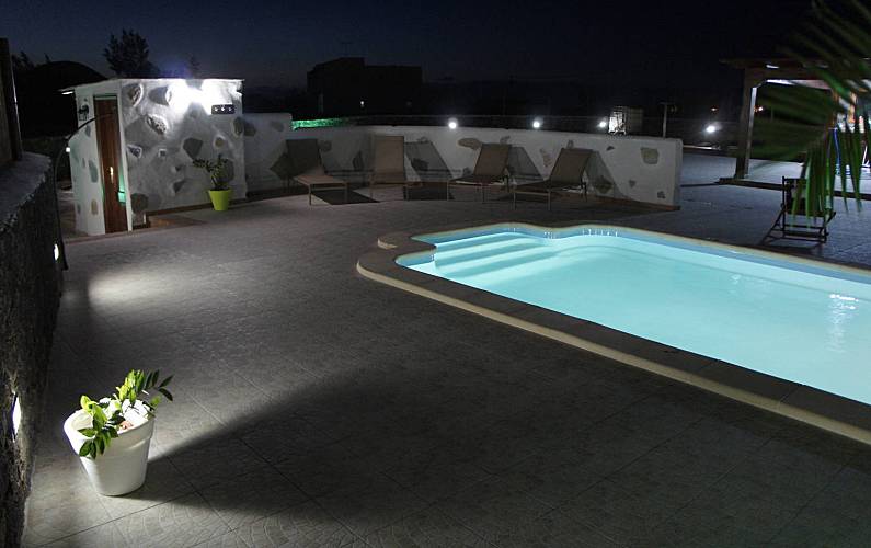 Casa Piscina Forteventura La Oliva Villa rural - Piscina