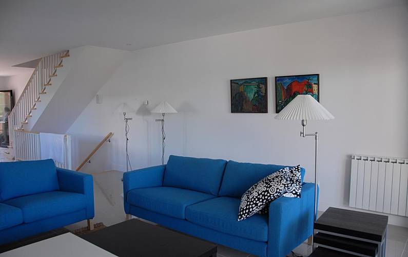 Haus Wohnzimmer Pontevedra Sanxenxo-Sangenjo Ferienhaus - Wohnzimmer