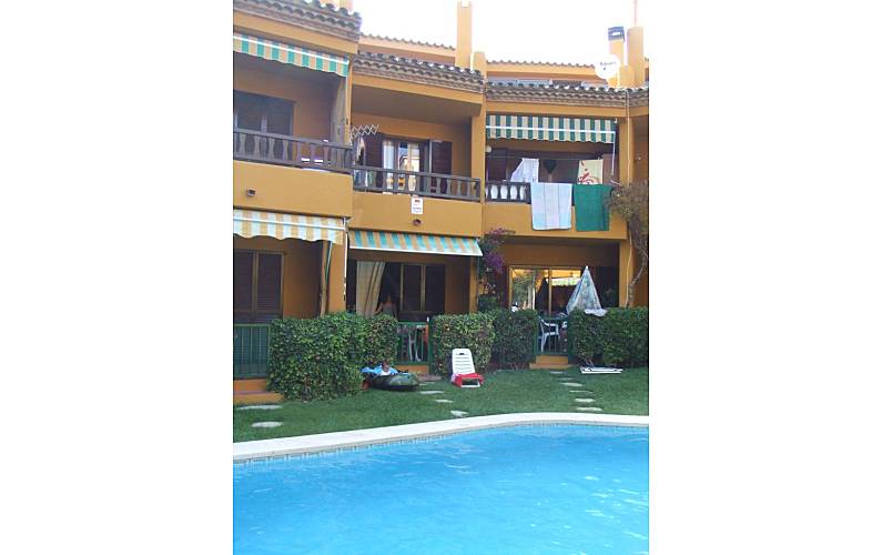 Haus Außenansicht des Hauses Tarragona Cambrils Ferienhaus - Außenansicht des Hauses