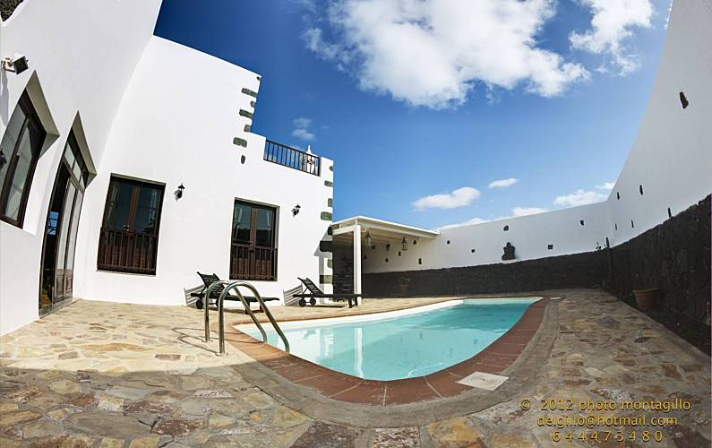 Villa Schwimmbad Lanzarote Tinajo Villa auf dem Land - Schwimmbad