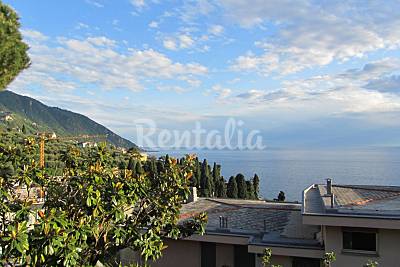 Villa in affitto tra Camogli e Recco vista mare Genova