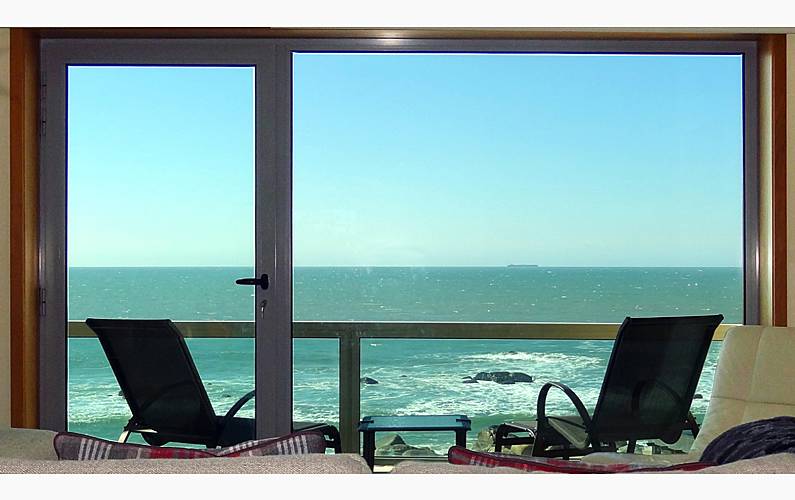 Apartamento T3 duplex de luxo à beira mar Porto - Sala