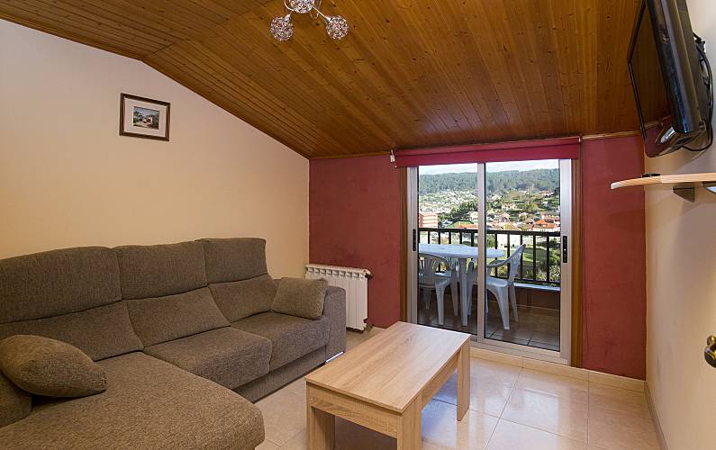 Wohnung Wohnzimmer Pontevedra Bueu Ferienwohnung - Wohnzimmer