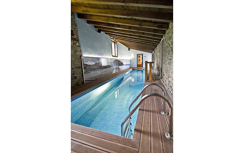 House Swimming pool Gipuzkoa Aretxabaleta Cottage - Swimming pool