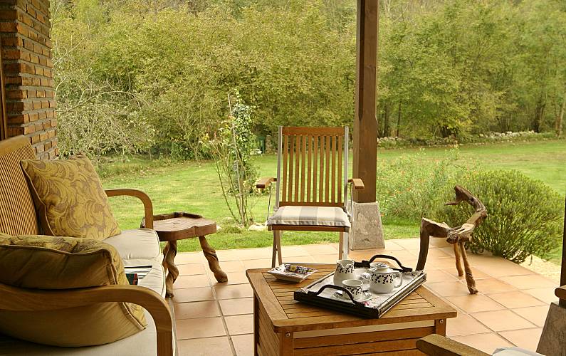Villa Terrace Asturias Cangas de Onís Countryside villa - Terrace