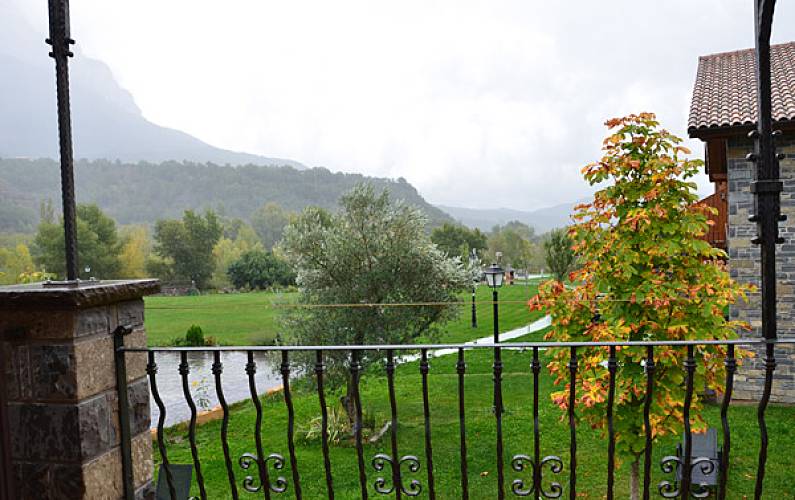 Casas Terraço Huesca Puértolas Casa rural - Terraço