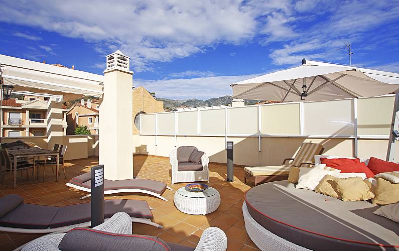 Apartamento para 6 pessoas a 100 m da praia Málaga - Terraço