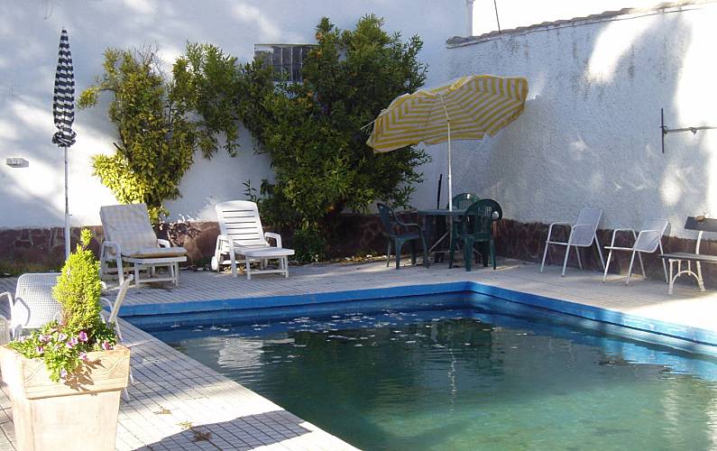 Casa Piscina Saragoça Novillas Casa rural - Piscina