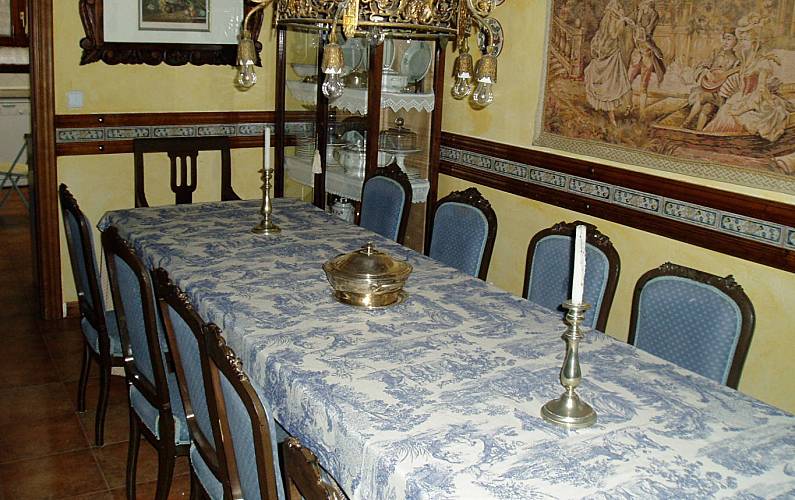 Casa Sala de Jantar Saragoça Novillas Casa rural - Sala de Jantar