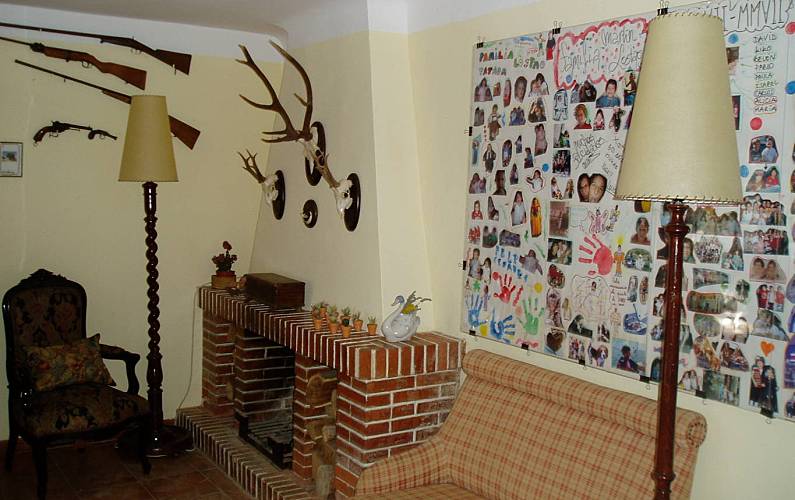 Casa Sala Saragoça Novillas Casa rural - Sala