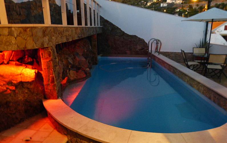Casa Piscina Ilha da Madeira Ribeira Brava vivenda - Piscina