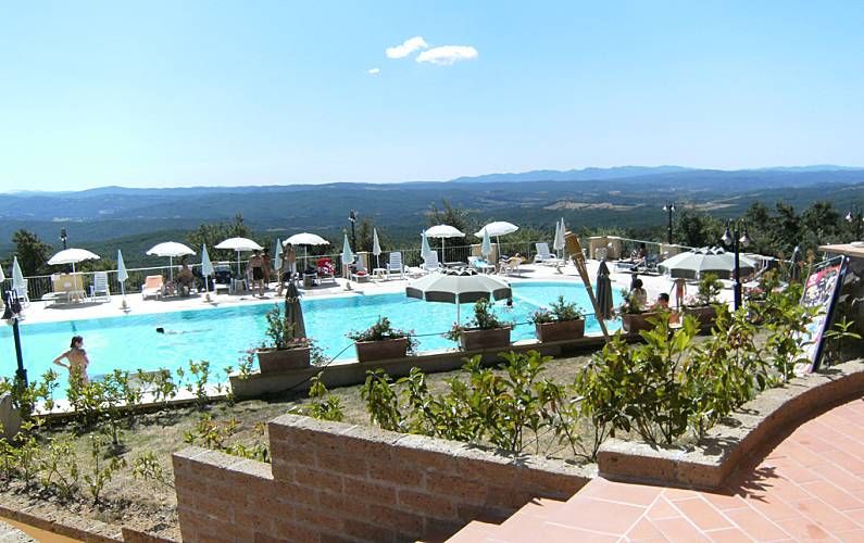 Frinnguello Piscine Pise Monteverdi Marittimo Appartement - Piscine