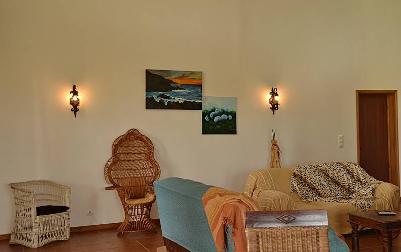 Vivenda Sala Ilha de São Miguel Ponta Delgada Villa rural - Sala