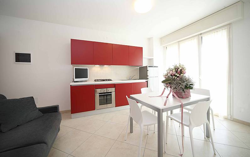 Apartamento Cozinha Rimini Bellaria-Igea Marina Apartamento - Cozinha