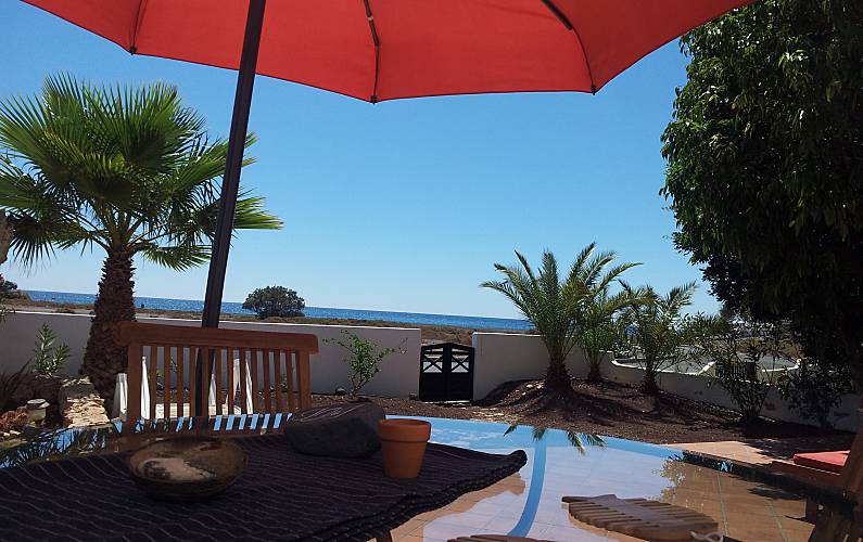 Vivenda para 4-6 pessoas a 20 m da praia Forteventura - Terraço