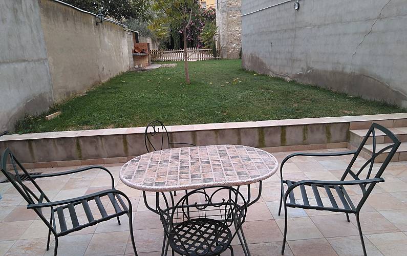 House Terrace Zaragoza Villafranca de Ebro Cottage - Terrace