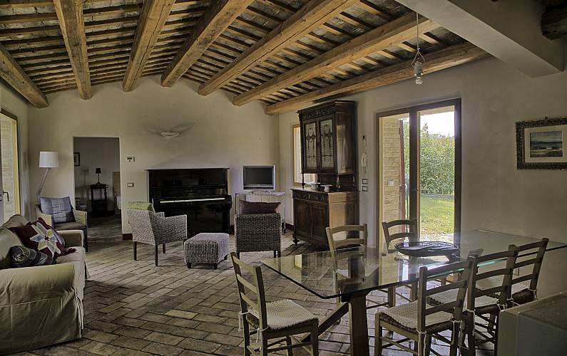 Villa Wohnzimmer Ancona Ostra Villa auf dem Land - Wohnzimmer