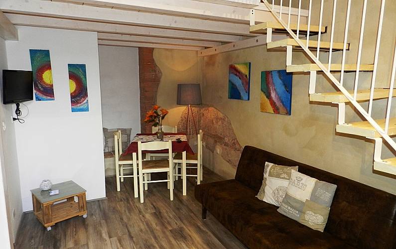 Apartment Living-room Siena Chiusi Apartment - Living-room