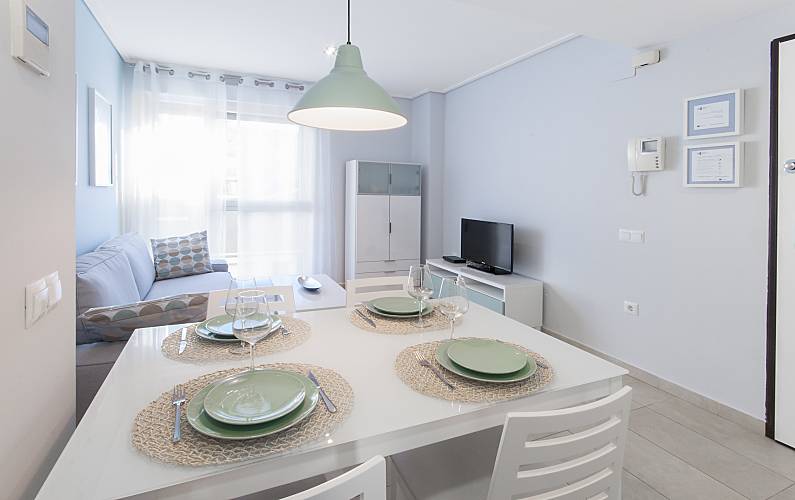 Get Cortinas apartamento playa Desktop Wallpaper
