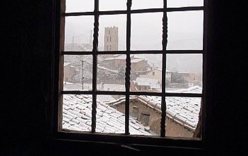 Casa Vistas da casa Teruel Villarroya de los Pinares Casa rural - Vistas da casa