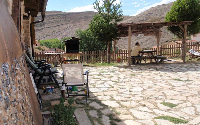 Casa Jardim Teruel Villarroya de los Pinares Casa rural - Jardim