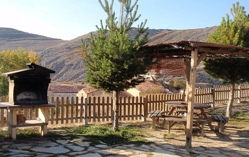 Casa Jardim Teruel Villarroya de los Pinares Casa rural - Jardim