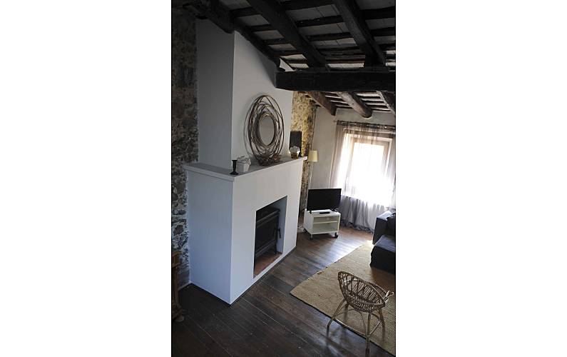 Haus Wohnzimmer Girona Riudarenes Ferienhaus auf dem land - Wohnzimmer