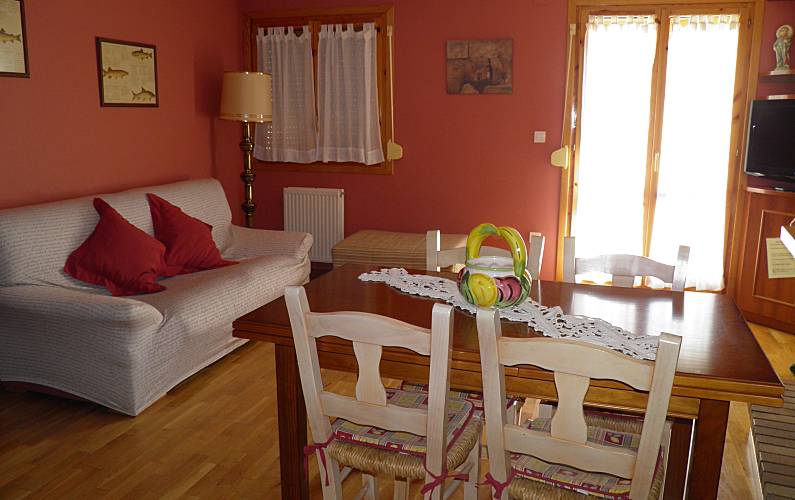 Wohnung Wohnzimmer Huesca Torla Ferienwohnung - Wohnzimmer