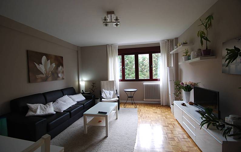 Wohnung Wohnzimmer Asturien Oviedo Ferienwohnung - Wohnzimmer