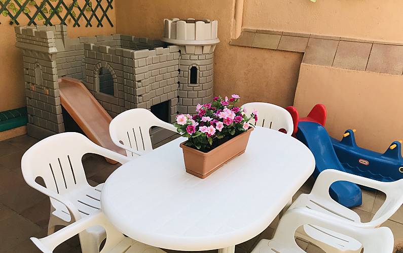 Haus Terrasse Barcelona Calella Ferienhaus - Terrasse