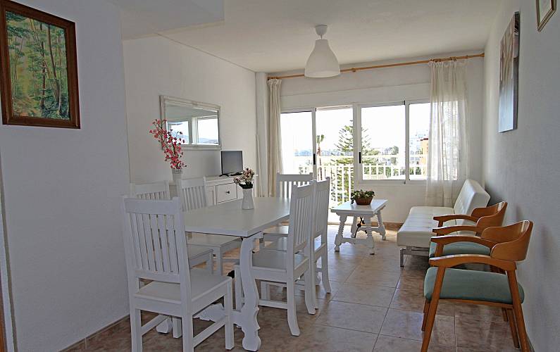  Wohnzimmer Castellón Peñíscola Ferienwohnung - Wohnzimmer