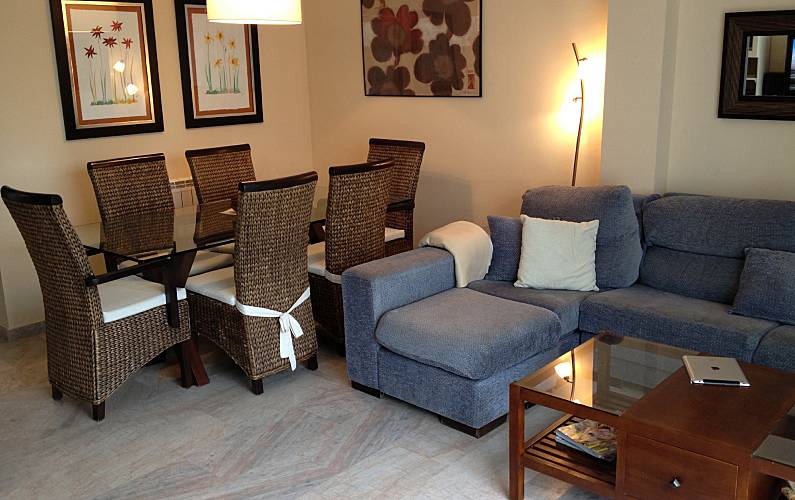 Wohnung Wohnzimmer Cádiz Chiclana de la Frontera Ferienwohnung - Wohnzimmer